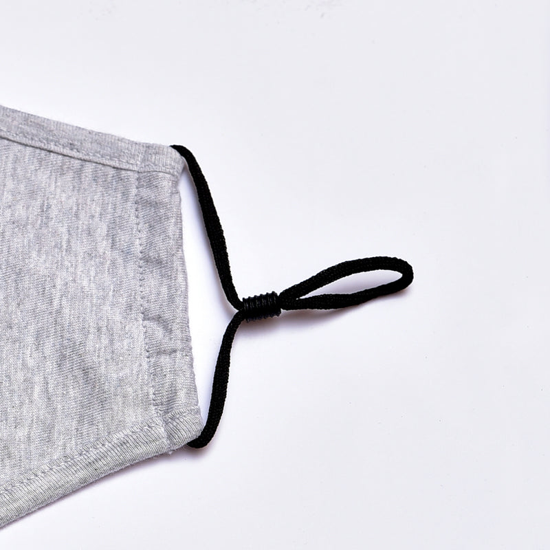 Reusable Ultra-light Organic Cotton Face Mask - Cool grey