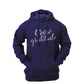 Men's 'Grow Gratitude' Fleece Pullover Long-sleeved Printed Hoodie