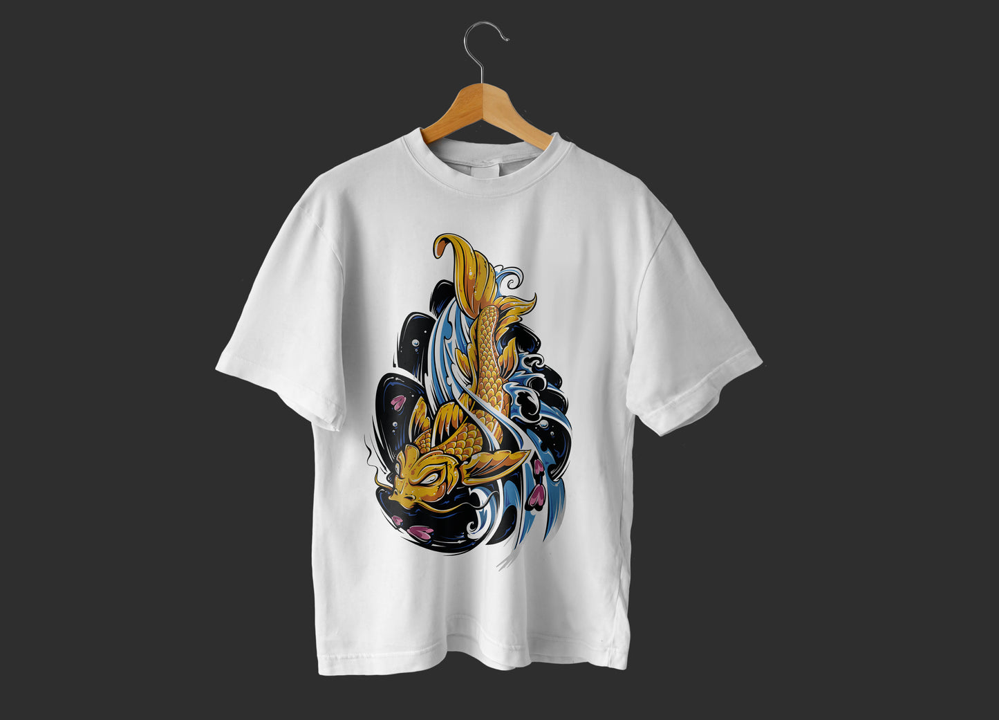 Fish Illustration Graphic T-Shirt