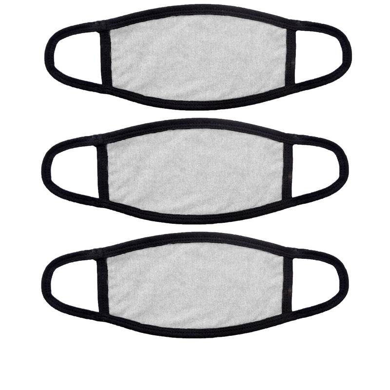 Pack of 3 Plain Masks