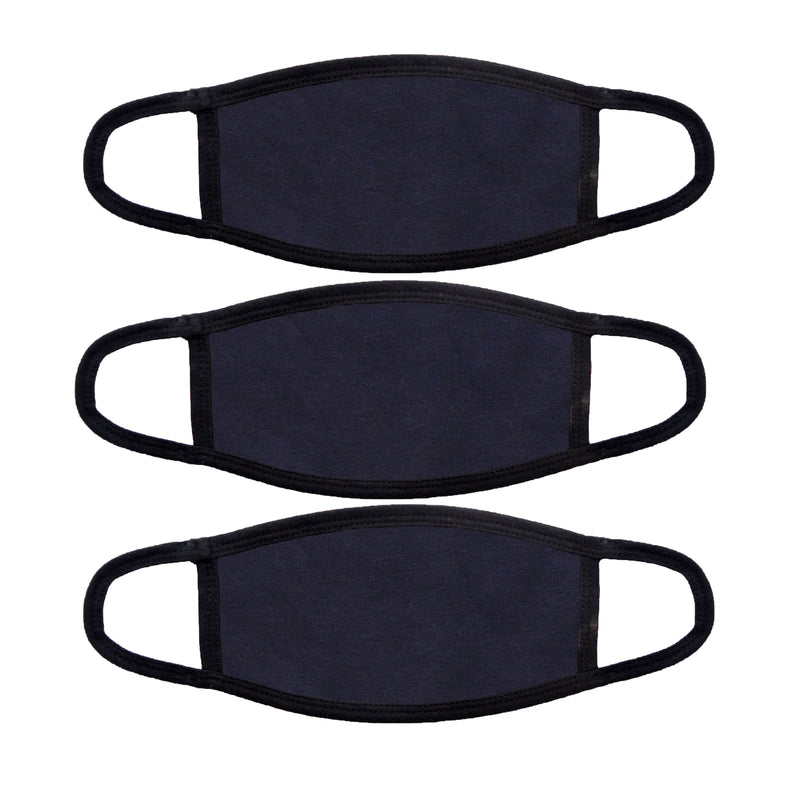Pack of 3 Plain Masks