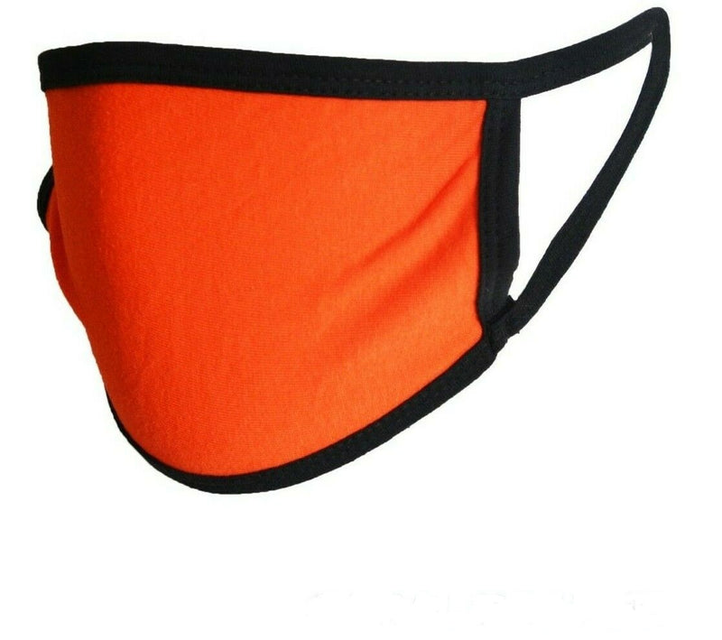 Plain Mask- Coral Orange