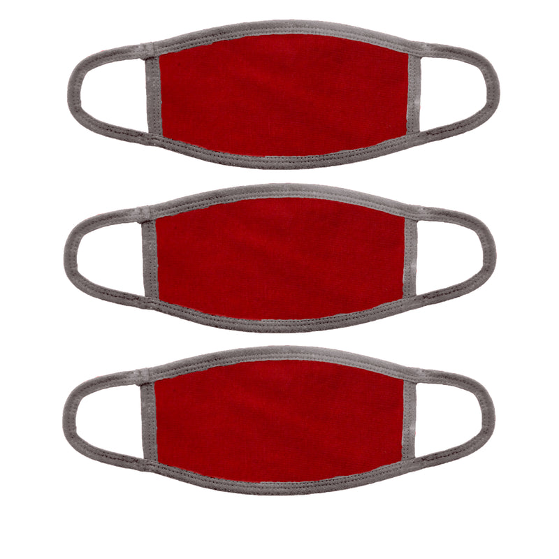 Pack of 3 Plain Masks