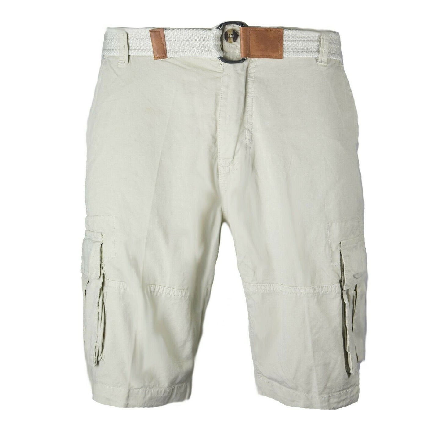 Mens Cargo Shorts Twill Cotton Knee Length Army Shorts