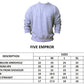 Size chart Iconic Classic Sweatshirt ~ Five Emperors